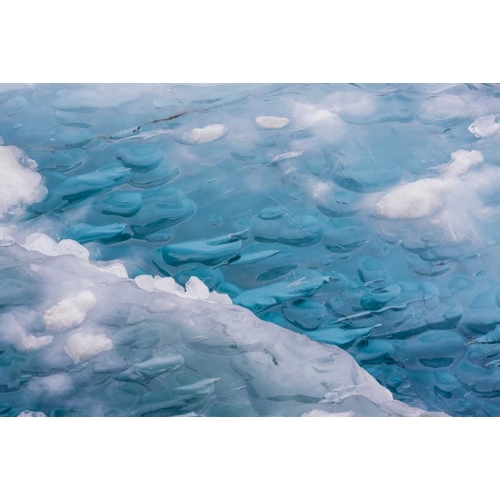 USA, Alaska, Glacier Bay NP Close-up of blue ice